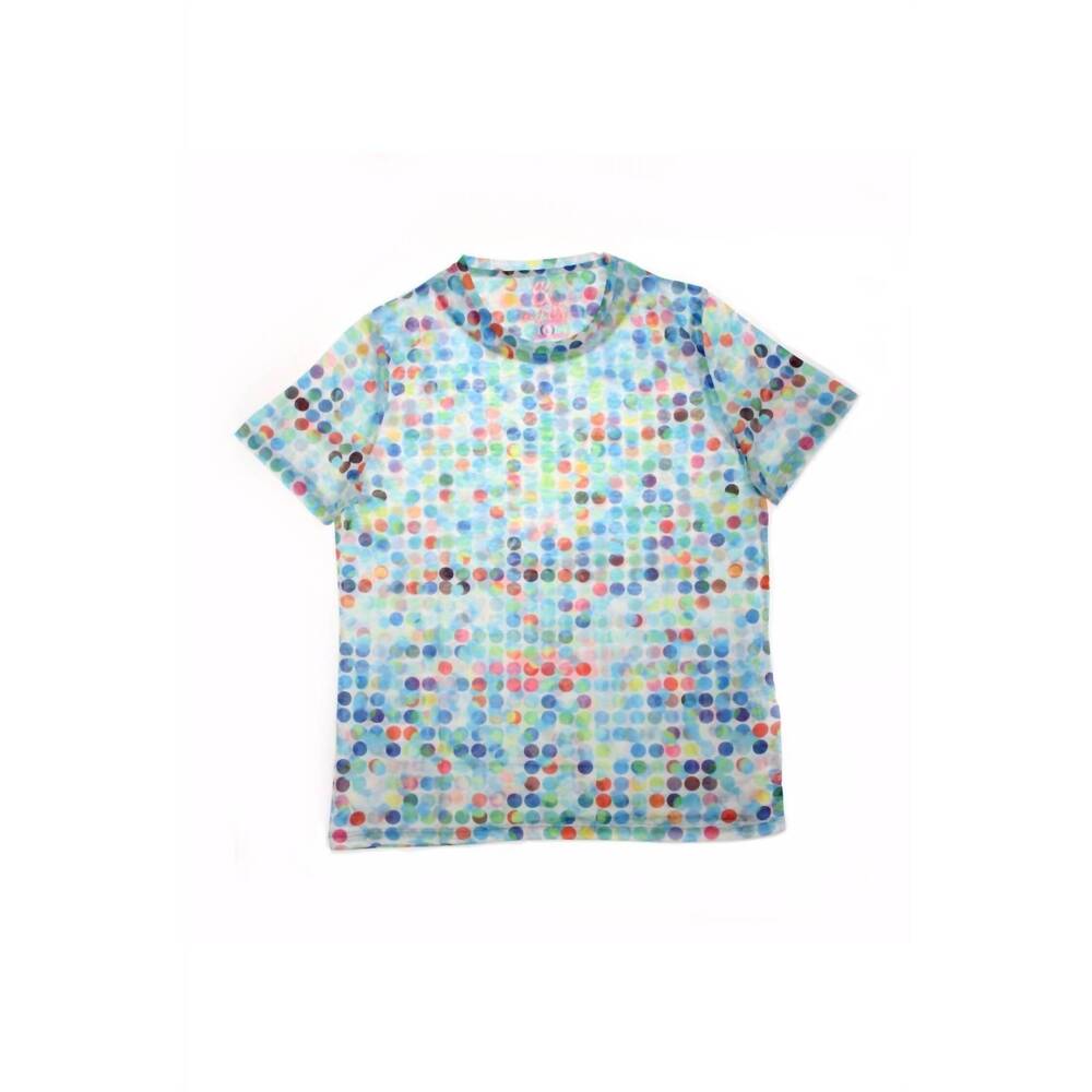 NEW EIGHT X men's dots print t-shirts in blue